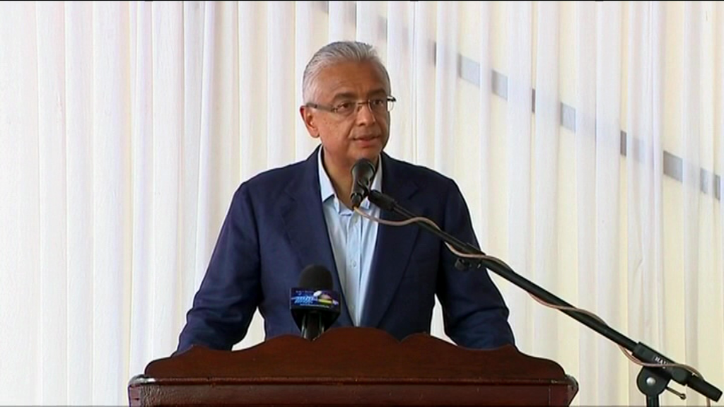 VIDÉO Rodrigues Pravind Kumar Jugnauth inaugure un nouveau stand de