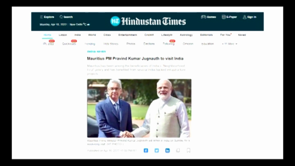 [VIDÉO] La visite de Premier ministre commentée par la presse indienne