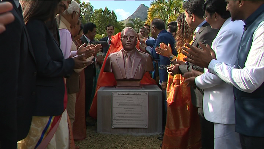 [VIDÉO] Un buste du Dr Babasaheb Bhimrao Ambedkar inauguré par la Mauritius Marathi Mandali Federation