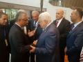 Pravind Jugnauth rencontre Mahmood Abbas Pravind Jugnauth rencontre Mahmood Abbas