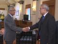 Pravind Jugnauth rencontre Jonathan Drew