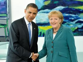 Obama rencontre Merkel