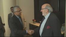 Pravind Jugnauth rencontre Louis Michel