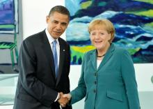 Obama rencontre Merkel