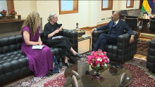 Swansea University: Meeting Between the Prime Minister and Two Professors